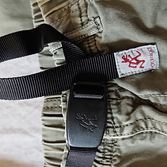 Gramicci Tokyo Green Joggers Pants Elastic Waist Belted 31" Length  Size 4 - Picture 9 of 16